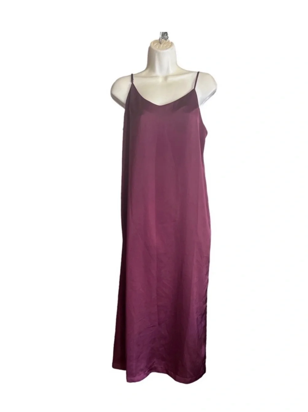 Kenzie Satin Midi Slip Dress